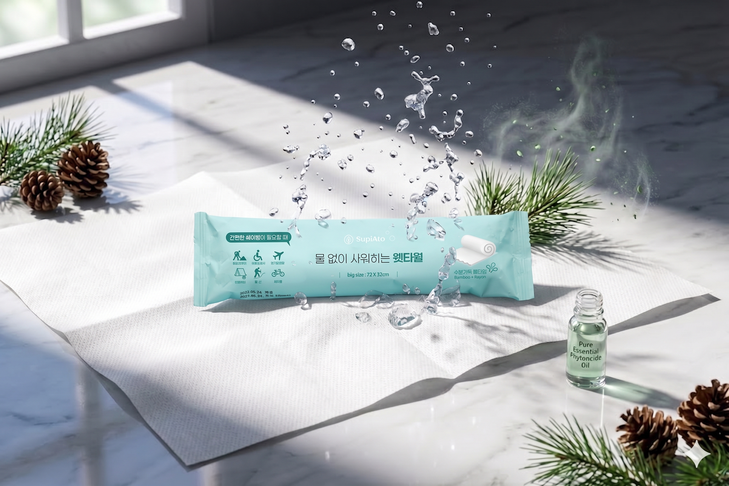 🚀 Deodorant Isn't Enough! Master the Secret to a 'Just-Shower-Fresh' Feeling with 'Monster Body Wipes' 💧🫧