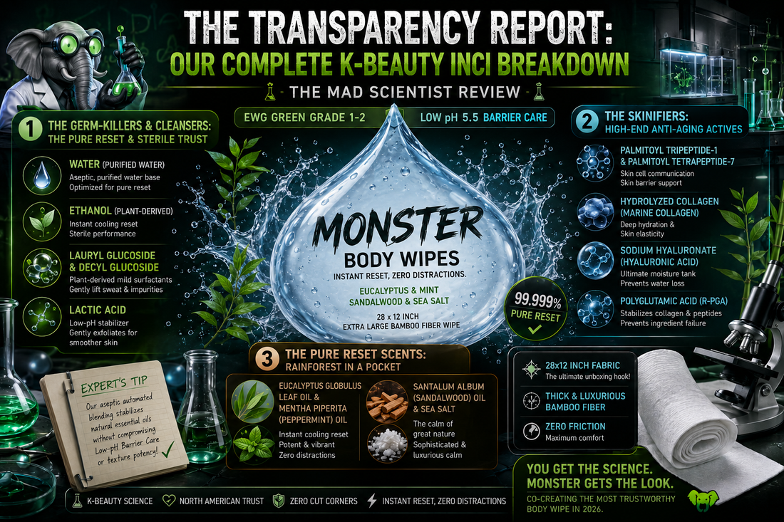 🚀 The Transparency Report: Our Complete K-Beauty INCI Ingredient Breakdown (The Mad Scientist Review) 🔬🔬