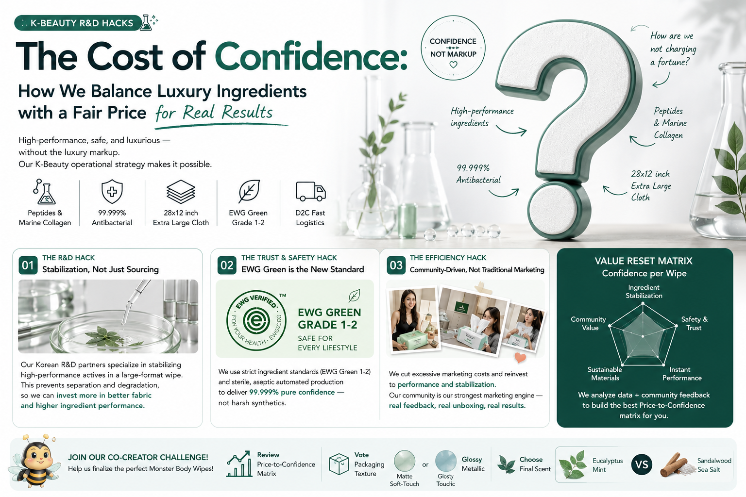 🚀 The Cost of Confidence: How We Balance Luxury Ingredients with a Fair Price (K-Beauty R&amp;D Hacks) 💸🧪